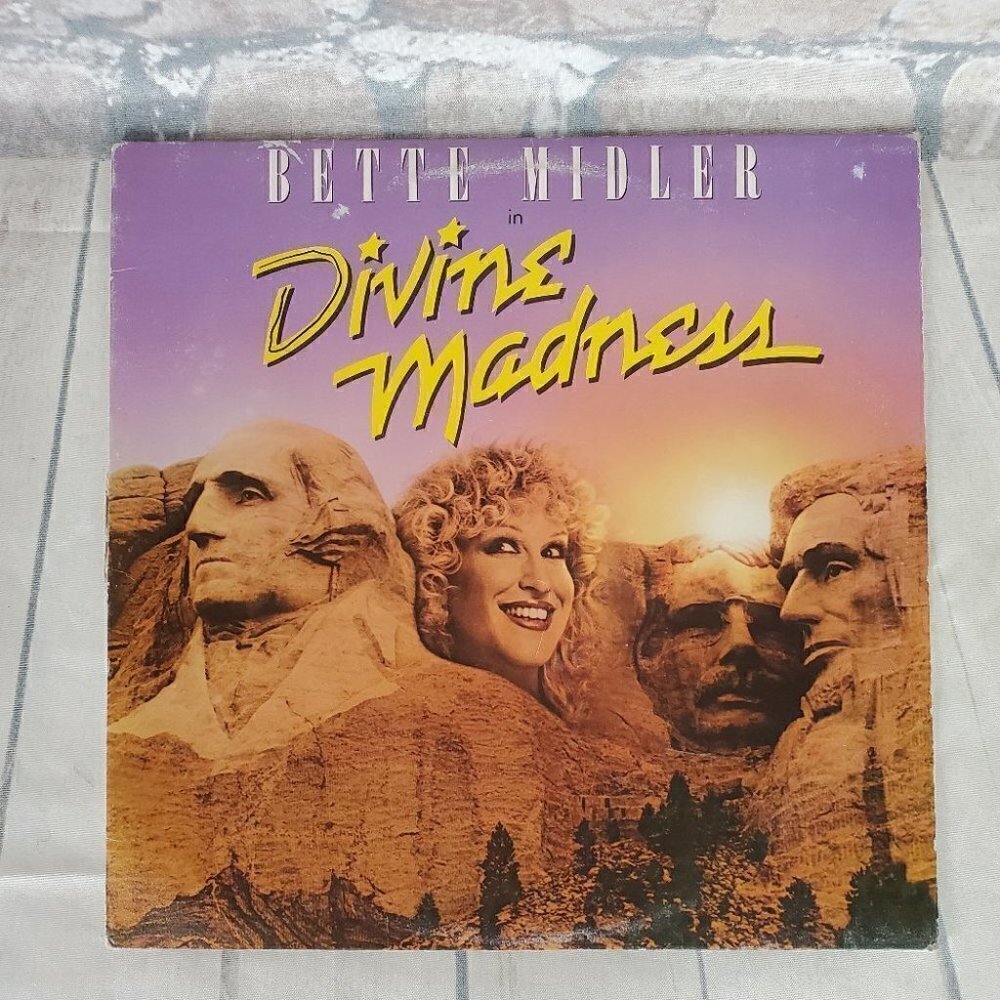 Vintage 1980 Bette Middler in Divine Madness Vinyl Album Atlantic Records